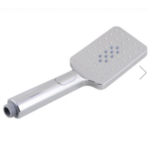 Square Chrome Handheld Shower Head